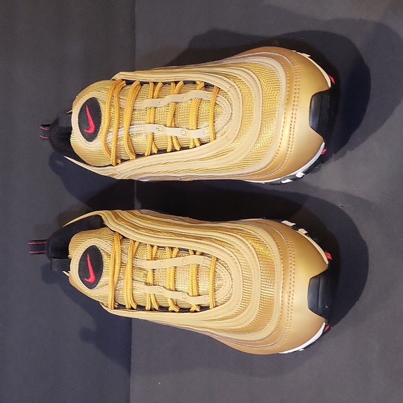 Nike Other - Nike Air Max 97 OG QS Metallic Gold 884421-700 Men's Sz 13